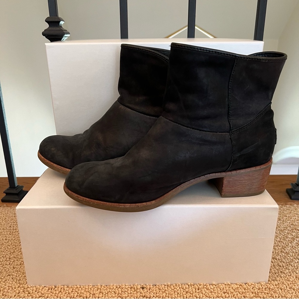 Ugg black ankle boots